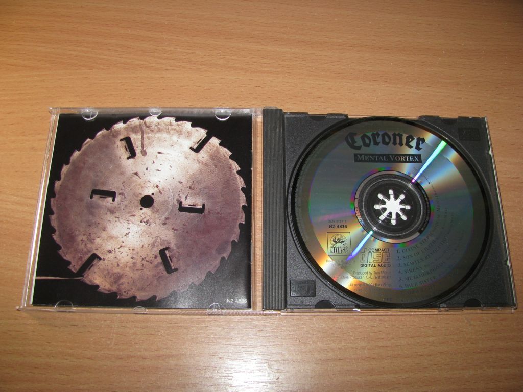 CORONER - Mental Vortex  (1991 Noise CLUB,USA) - фото фото фото 1