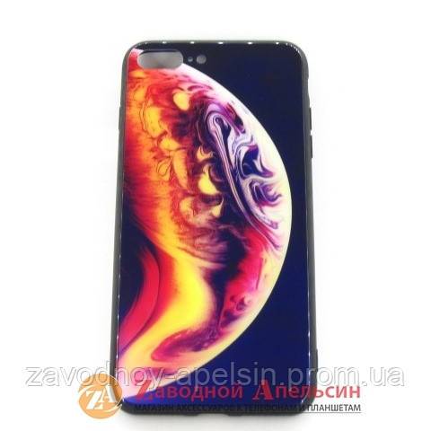 IPhone 7 8 Plus чехол рисунок Glass Case Bubbles - фото фото фото 1