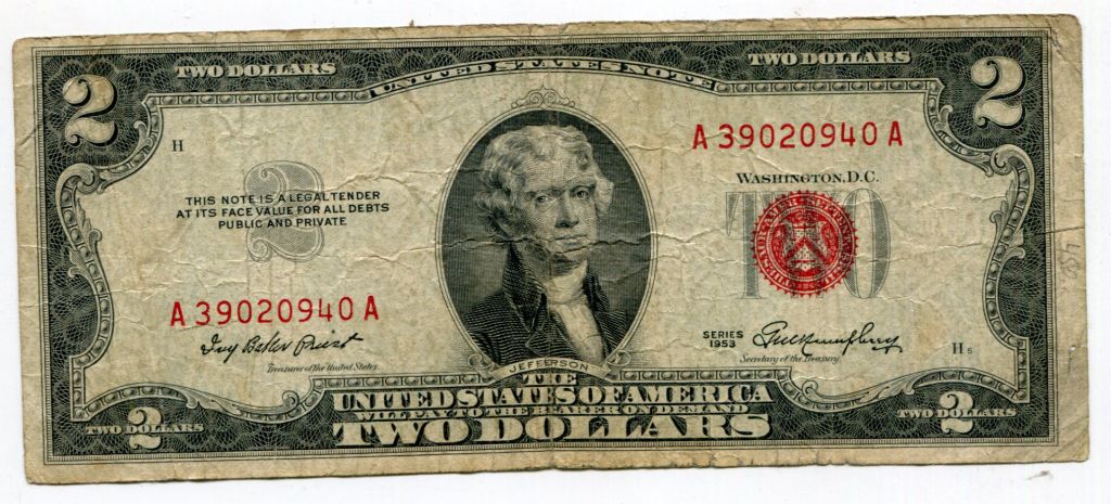 2 долари США 1953 р. - фото фото фото 0
