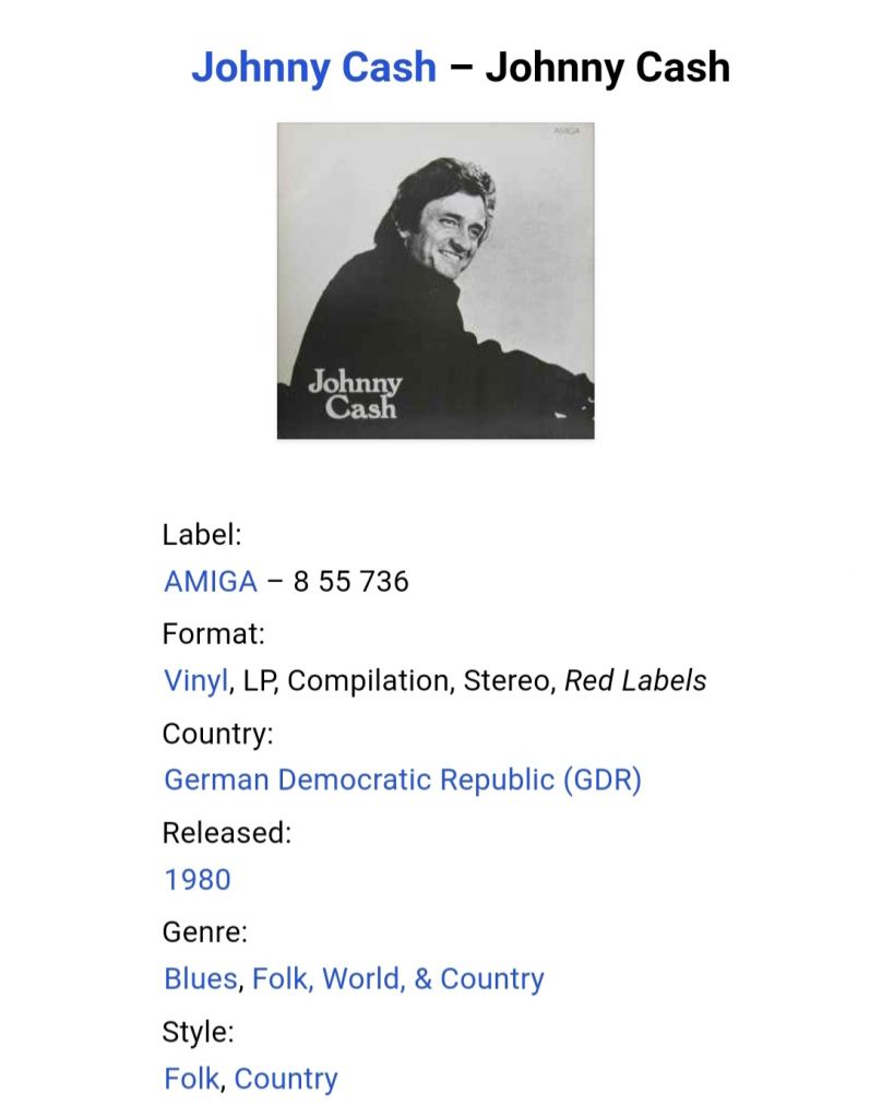 Johnny Cash - Greatest Hits - 1957-80.  (LP). 12. Vinyl. Пластинка. Germany. Amiga. - фото фото фото 4