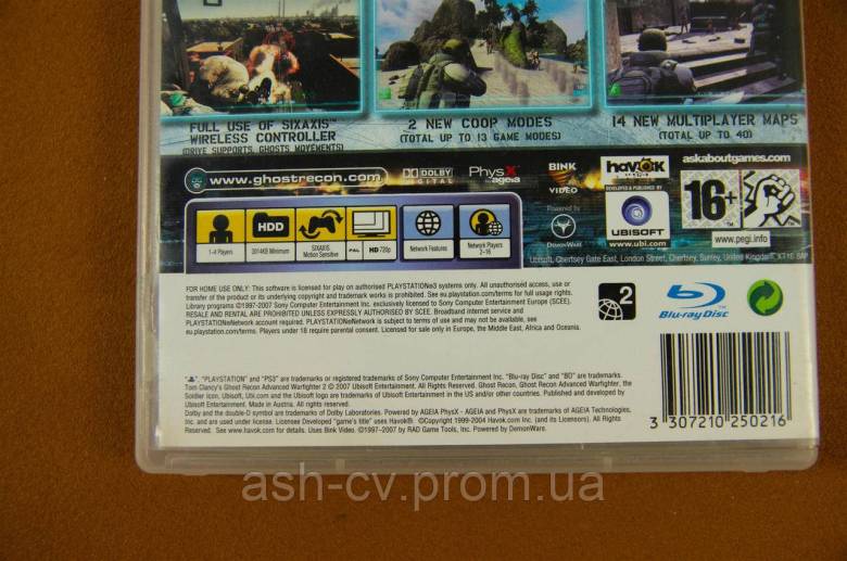 Диски для Playstation 3 - Tom Clancy&amp;#039;s Ghost Recon Advanced Warfighter 2 - фото фото фото 4