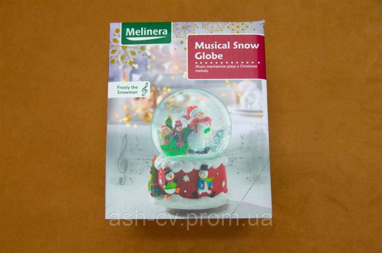 Снігова куля - Musical Snow Globe, Melinera - Frosty the Snowman - фото фото фото 2