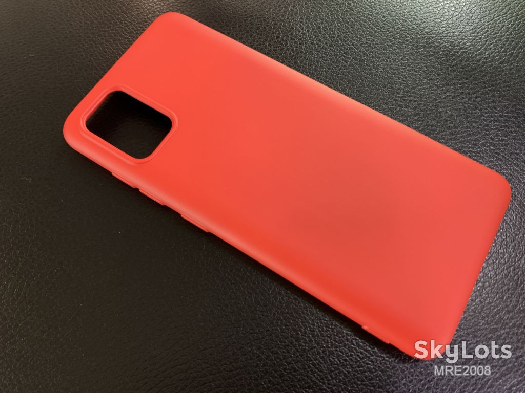 Чохол Silicone Case для Samsung Galaxy A51 A515 red - фото фото фото 0