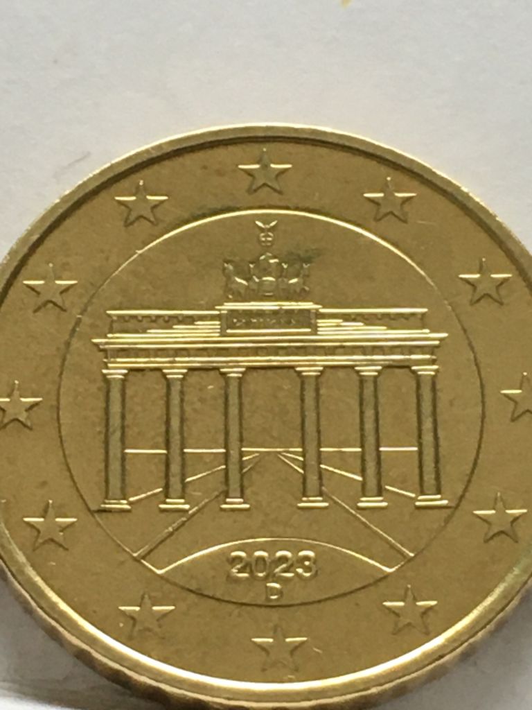 Німеччина 50 євроцентів, 2023 рік. D. Мюнхен. - фото фото фото 0