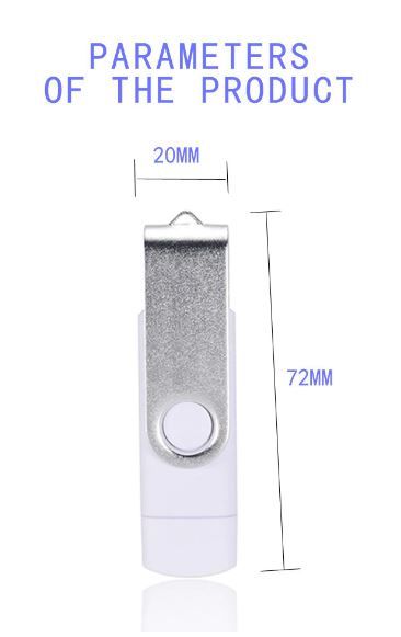 Флэш-накопитель 64 GВ, USB 2.0 Micro-USB OTG 2-IN-1, НОВАЯ - фото фото фото 3