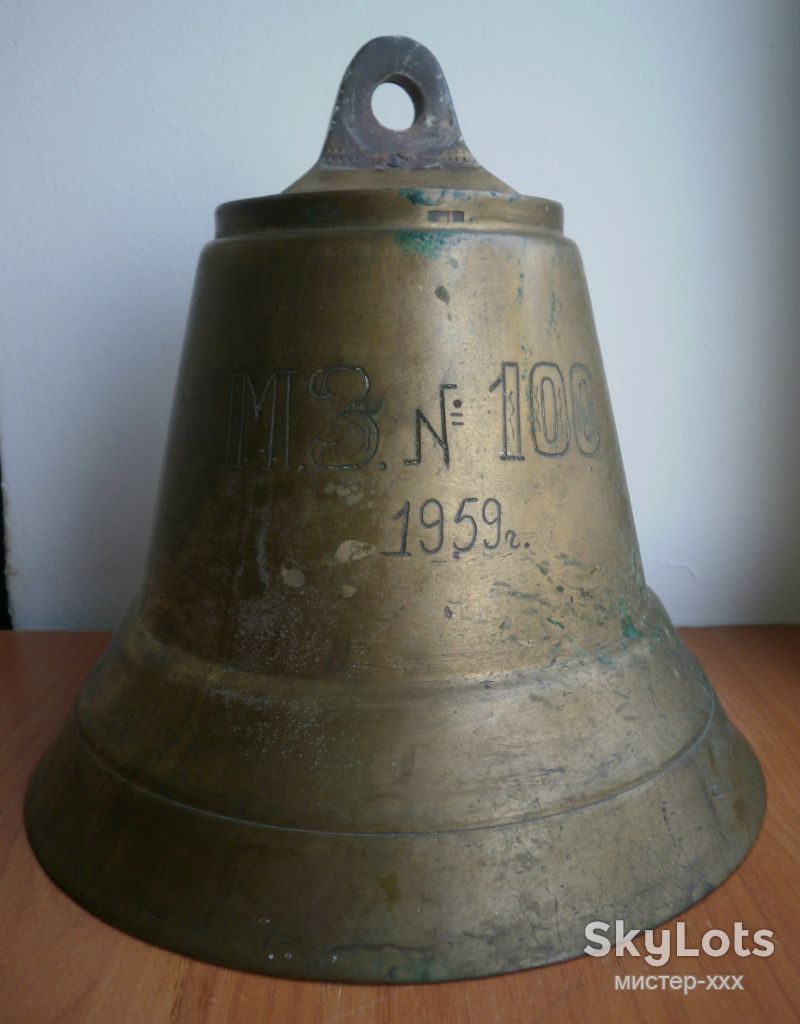 Судовой колокол СССР. Корабельная рында - фото фото фото 0