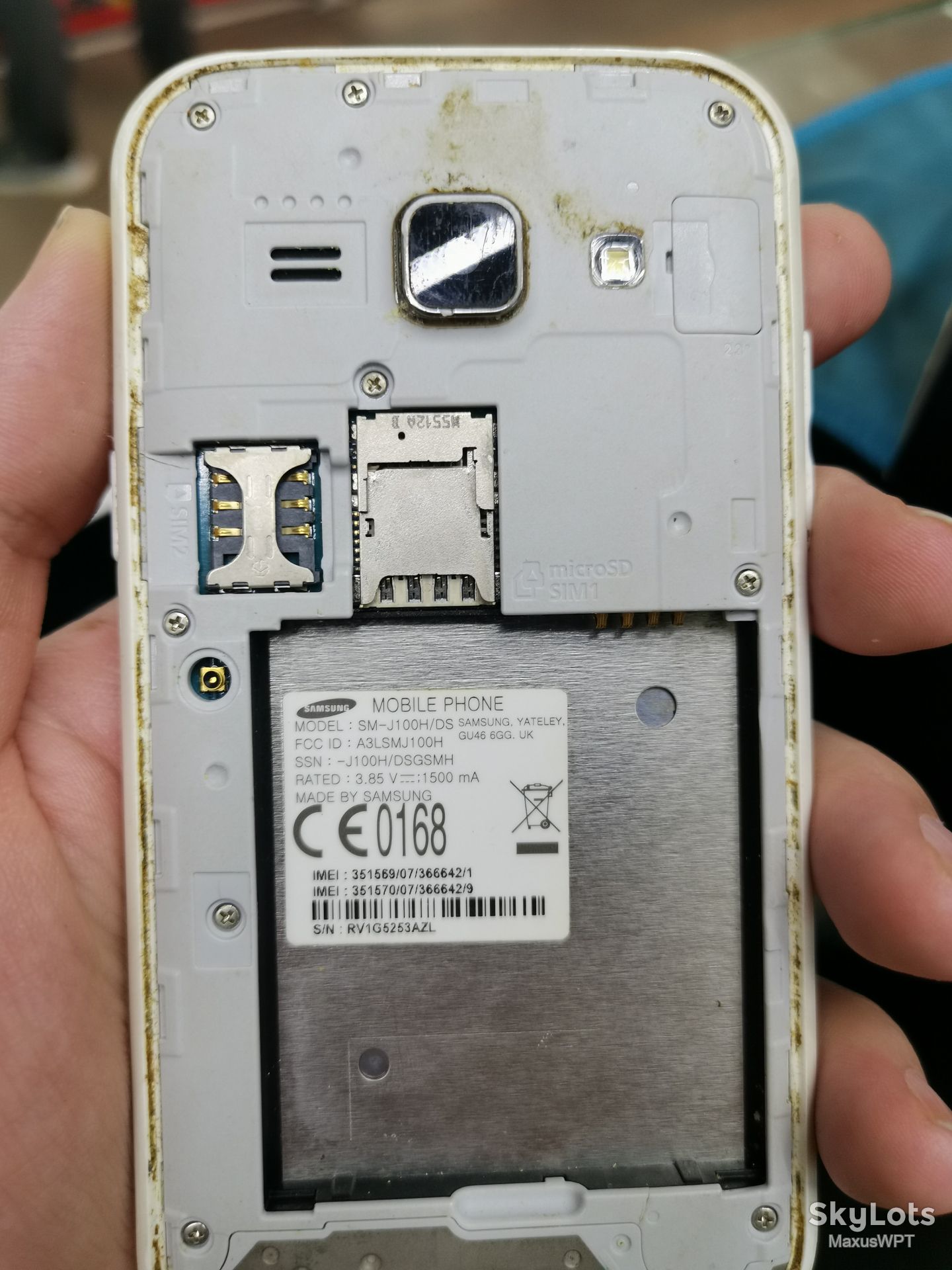 #970 Sklad samsung  J100 white - фото фото фото 2