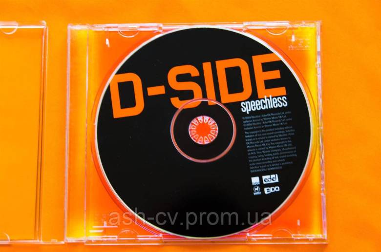 Музичний диск CD. D-SIDE - Speechless - фото фото фото 6