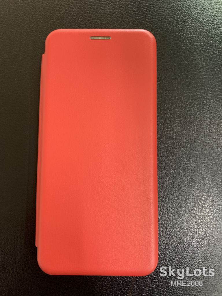 Чехол-книжка Premium Leather для Xiaomi Redmi Note 10 red - фото фото фото 0