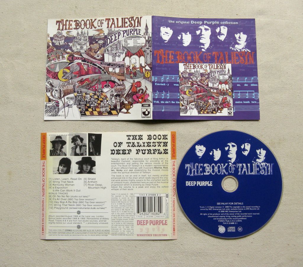 CD Deep Purple. The Book of Taliesyn. 1968. - фото фото фото 2