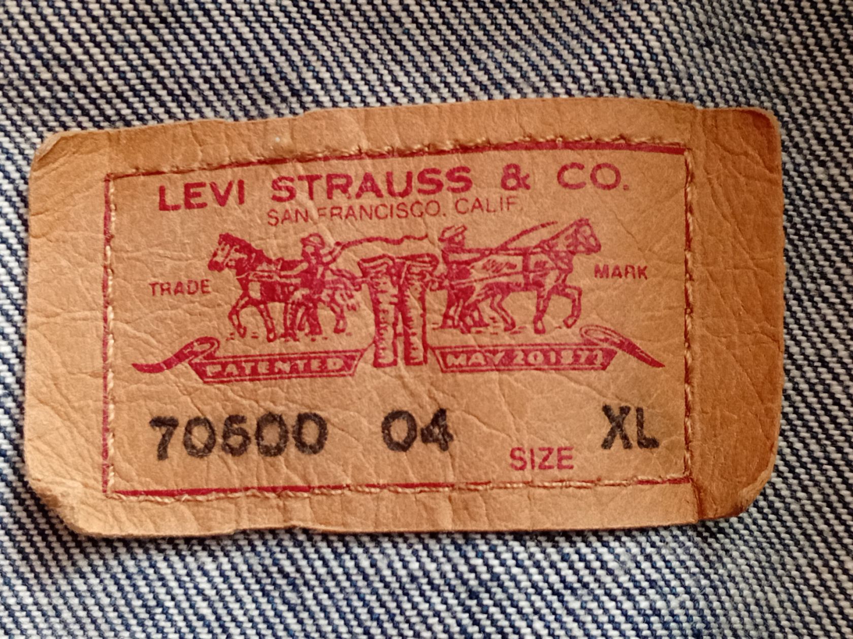 Оригінальна джинсова куртка  LEVI STRAUSS &amp; CO вир. США - фото фото фото 9