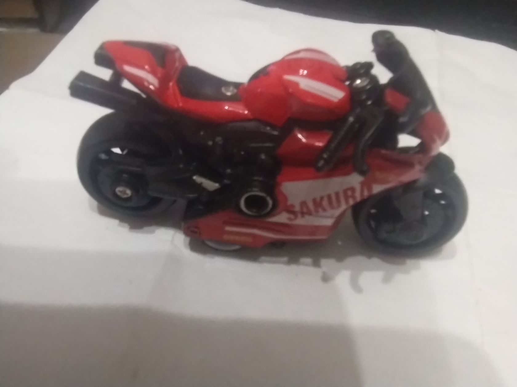Іграшкова металева, колекційна модель  модель мотоцикла Sakura Speed V2  (инерционная),  розмір 1/36 - фото фото фото 5