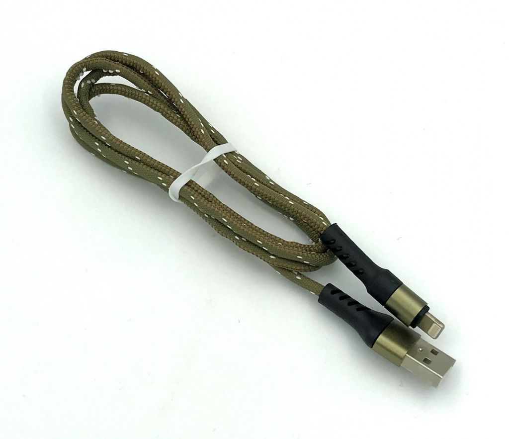 USB кабель / Дата кабель Fast Data Cable I-103 black-box Lighting USB Green - фото фото фото 1
