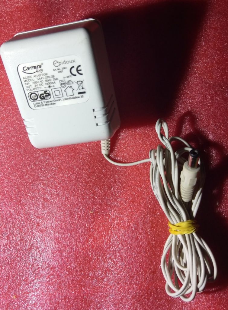 Carrera AC/DC ADAPTOR 3V DC 1000mA epidoux - фото фото фото 1