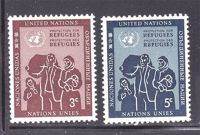ООН / UN  1953 г  MNH - беженцы - фото фото фото 0