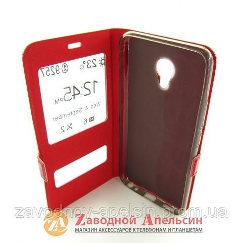 Чехол книжка Meizu M5 Smart Case red - фото фото фото 2