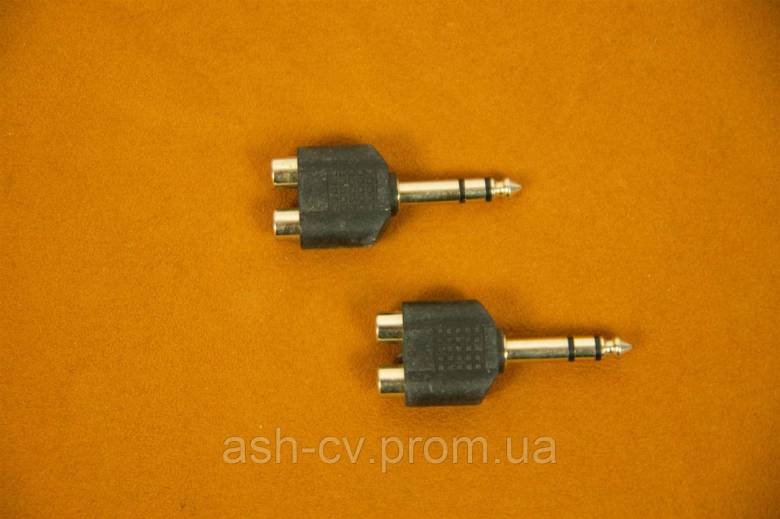 Перехідник, Jack, 6.3mm, RCA - фото фото фото 1