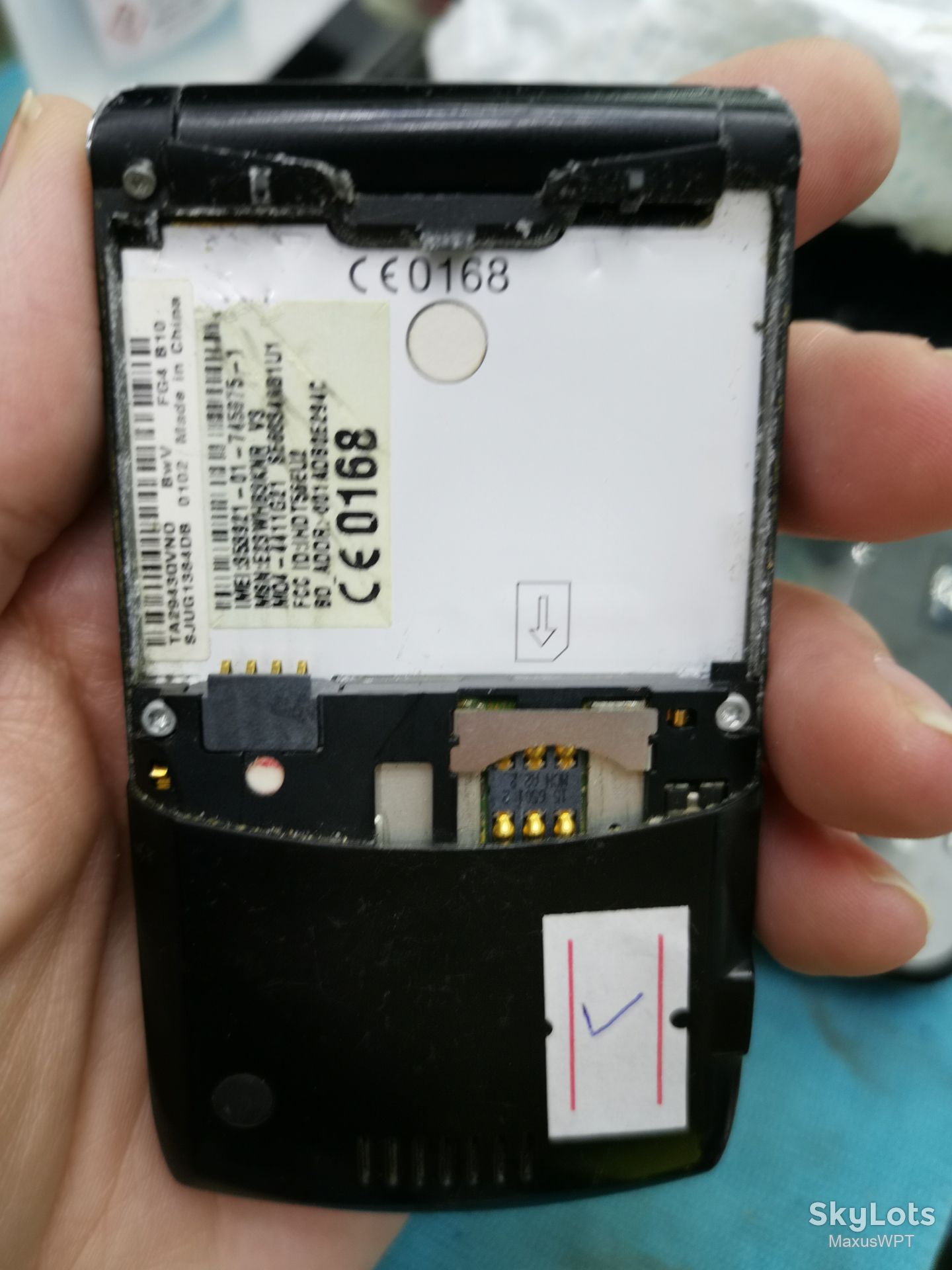 #1921 Motorola Razr V3 black call 2 - фото фото фото 2