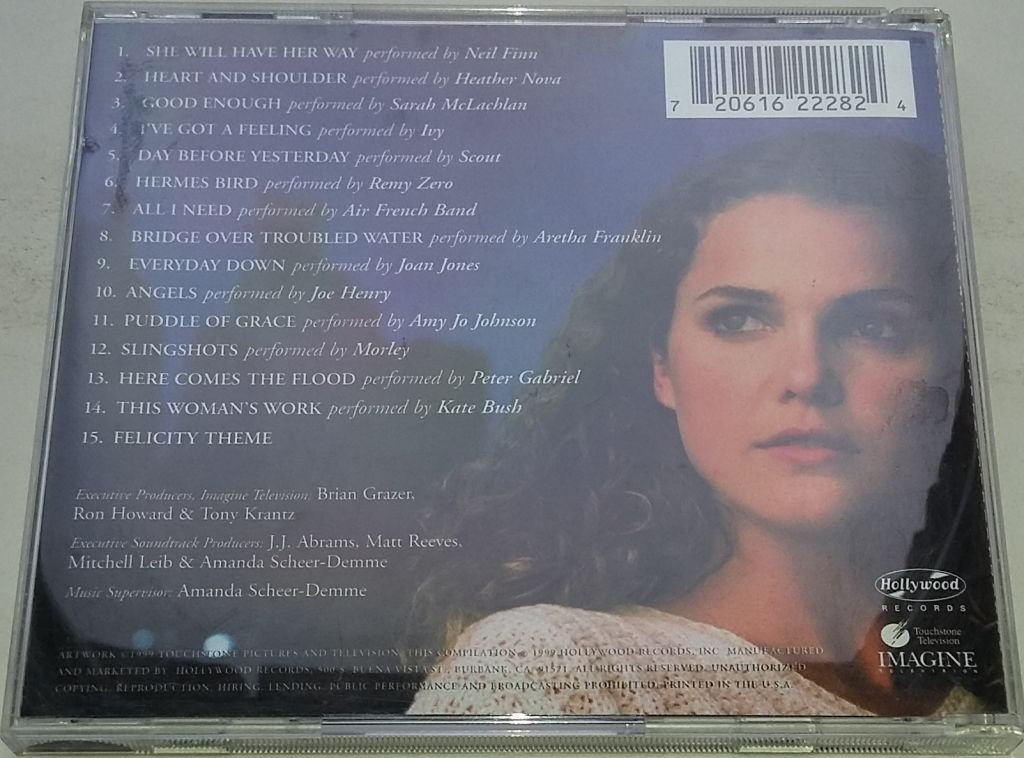 VARIOUS Music From The Hit Television Series Felicity   CD US - фото фото фото 2
