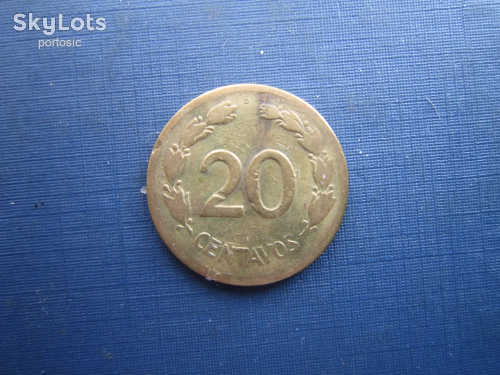 Монета 20 сентаво Еквадор 1944 рідкісна - фото фото фото 0
