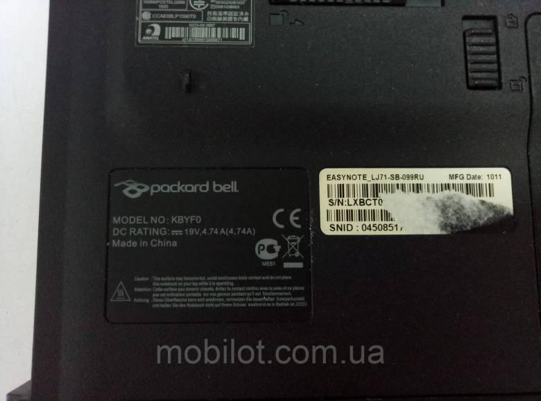 Корпус Packard bell LJ71 (NZ-15240) - фото фото фото 2