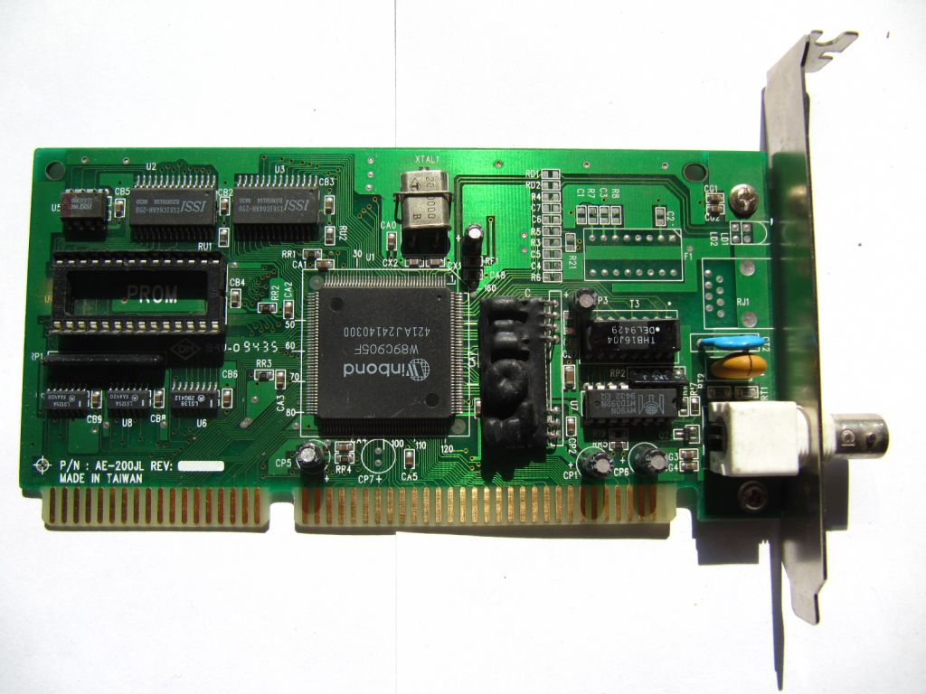 Addtron AE-200JL, Ethernet LAN Card, ISA, NE2000, 1994 - фото фото фото 0