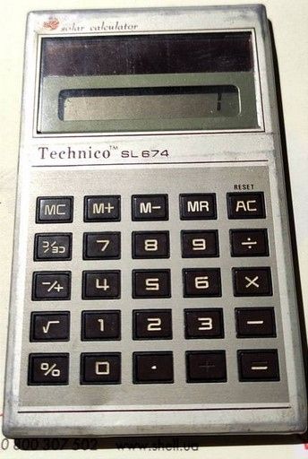 Калькулятор. "Solar calculator Technico SL-674". - фото фото фото 2