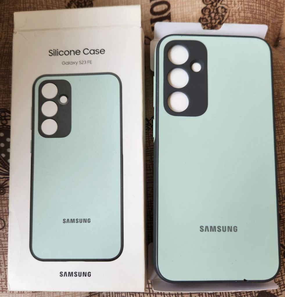 Чохол Samsung Silicone Case для Samsung Galaxy S23 FE Mint - фото фото фото 0