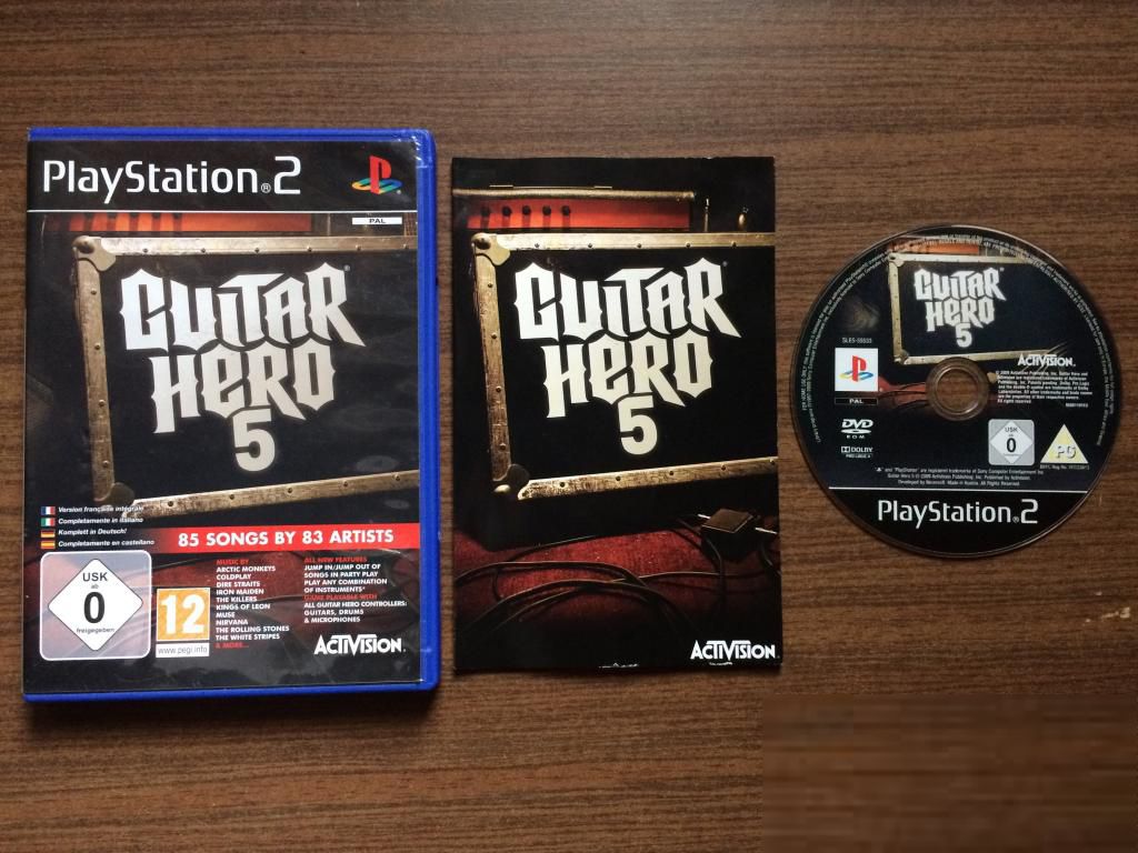 Игра на PS2 "Guitar Hero 5"       (PAL) - фото фото фото 0