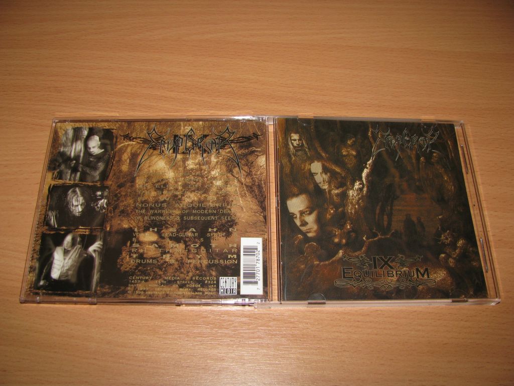 EMPEROR - IX Equilibrium   (1999 Century Media 1st press,USA) - фото фото фото 0