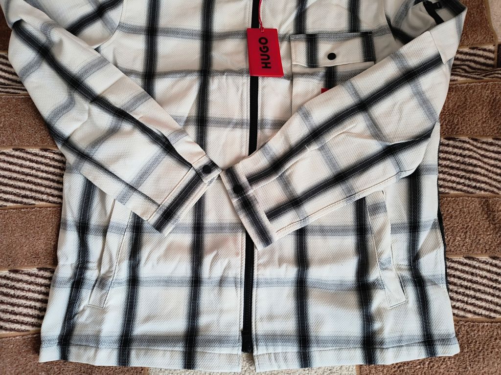 Вітровка Hugo   (Hugo Boss)Cotton Mix Canvas Zip Up Overshirt - фото фото фото 5