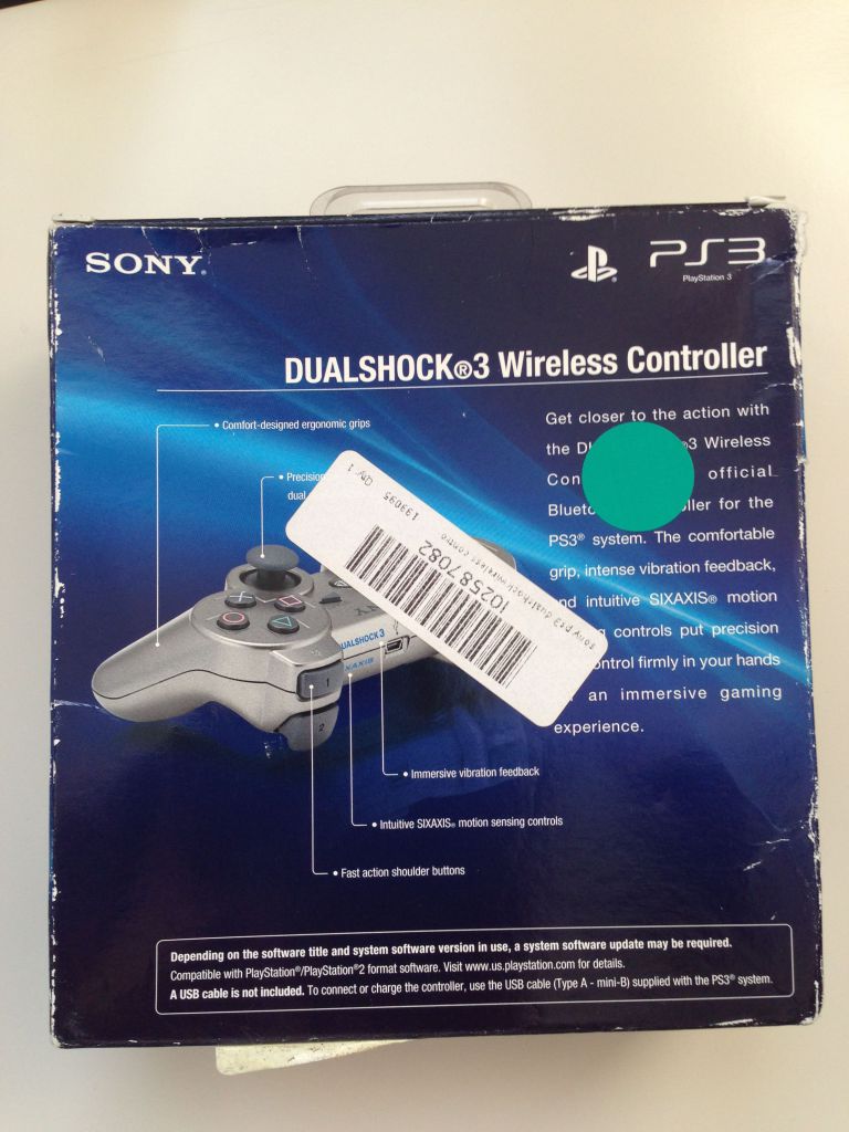 Sony PlayStation 3 DualShock Silver-Original - фото фото фото 9
