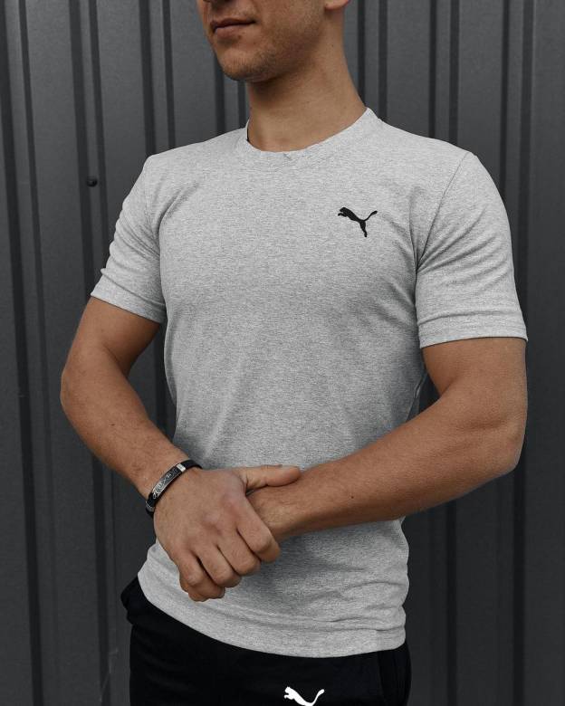Футболка Puma серая - фото фото фото 3