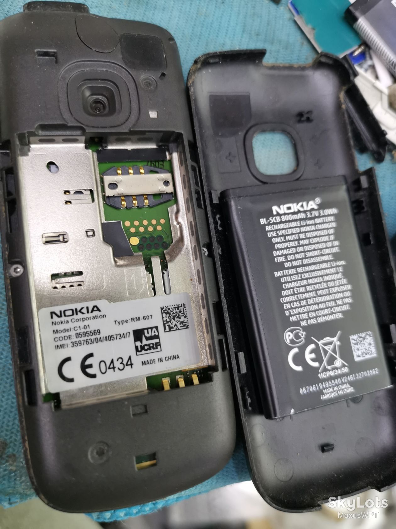 #shop Nokia C1 01 C1-01 blue 734/7 - фото фото фото 2