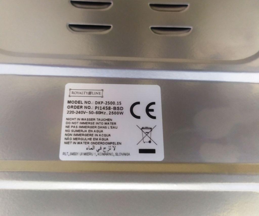 Новая настольная 2-дисковая электрическая плита из Германии Royalty Line RL-DKP2500 с гарантией - фото фото фото 3