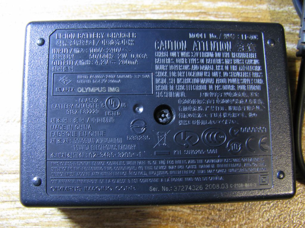 Зарядное устройство Olympus Li-40C    (батарея Li-42B   (Li-40B, EN-EL10, F-NP45) - фото фото фото 1