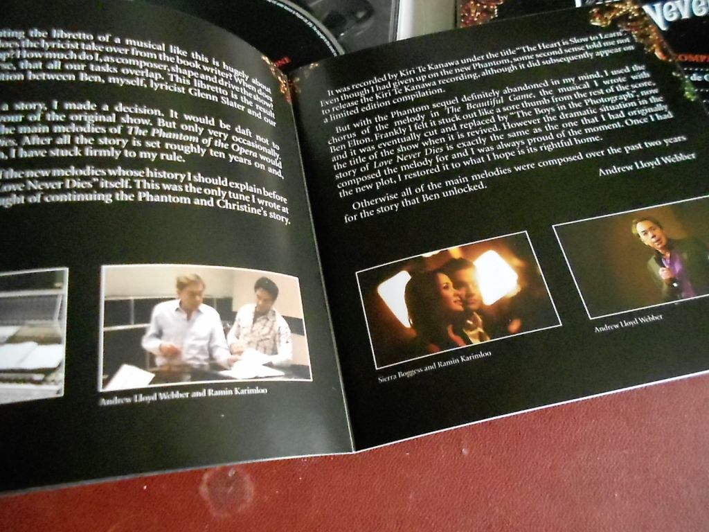 Andrew Lloyd Webber Love Never Dies 2CD + DVD фирменный б/у - фото фото фото 9