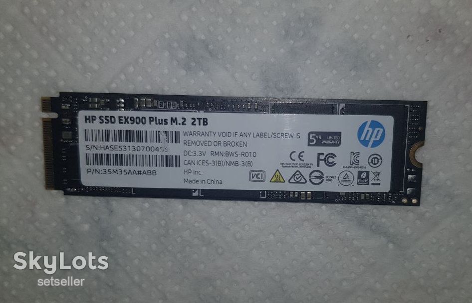 SSD M2 M.2 NVME HP EX900 Plus 2.0TB Gen4 2TB - фото фото фото 3