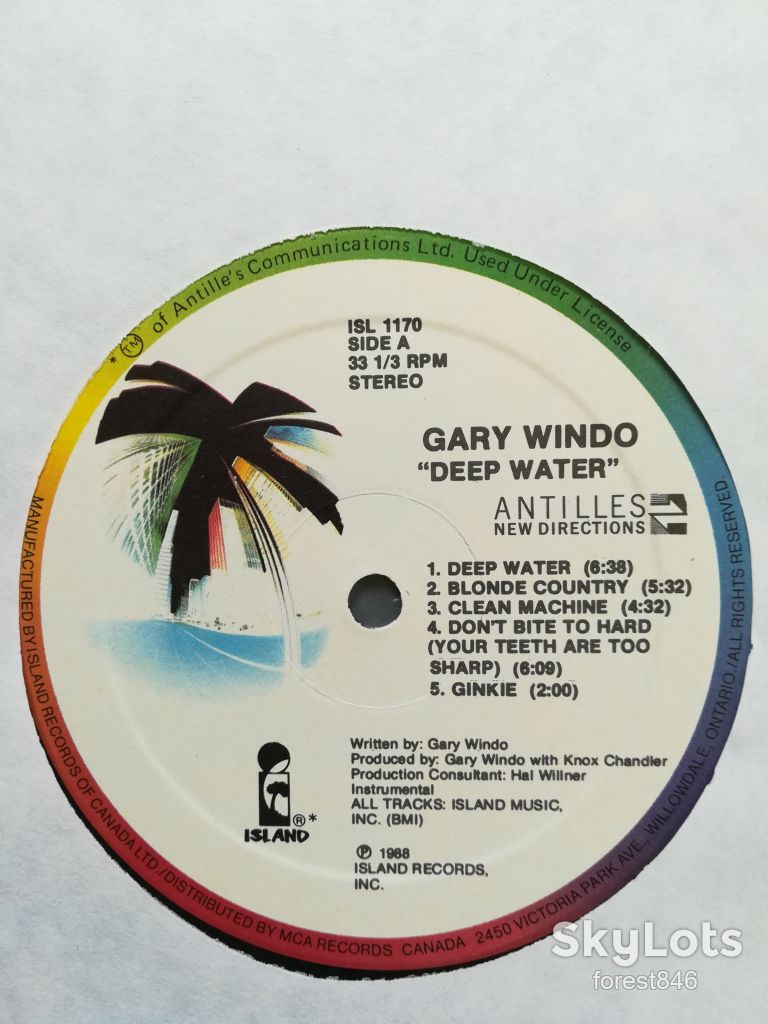 Gary Windo-Deep water-NM-Канада - фото фото фото 2