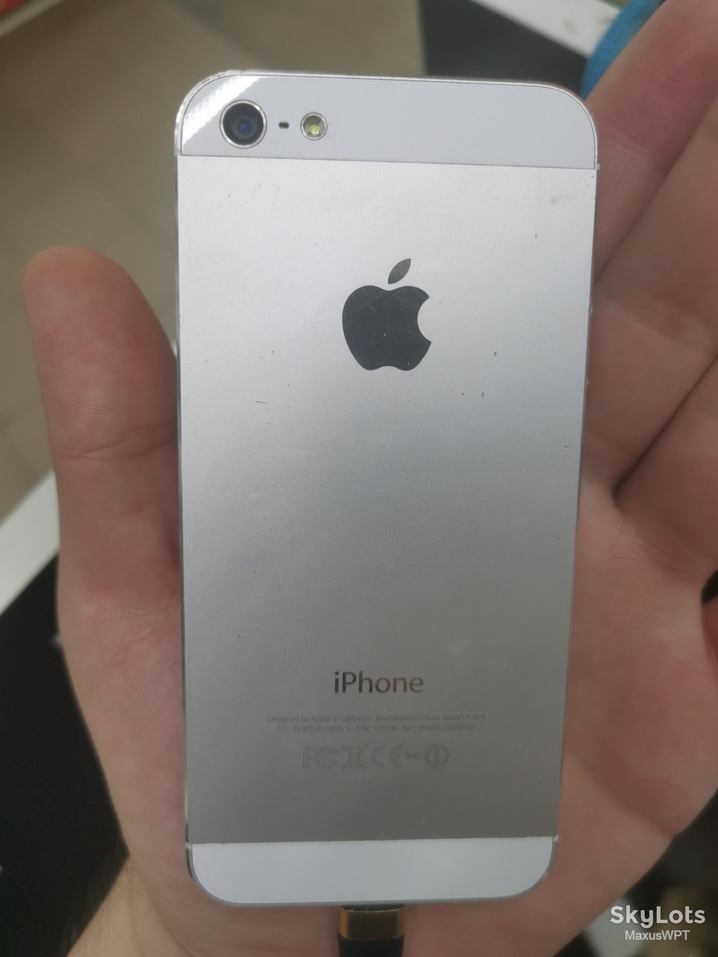 #1768 Sklad Iphone 5 silver 32gb - фото фото фото 3