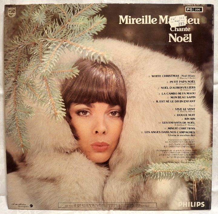 Mireille Mathieu - Chante Noel - 1968.  (LP). 12. Vinyl. Пластинка. France. - фото фото фото 1