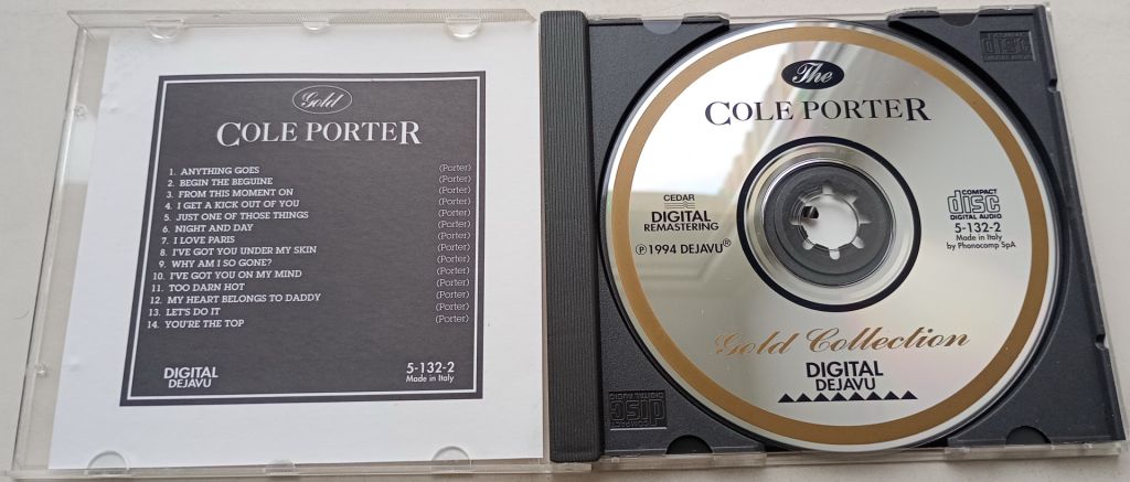 COLE PORTER The Cole Porter Gold Collection CD Italy - фото фото фото 1