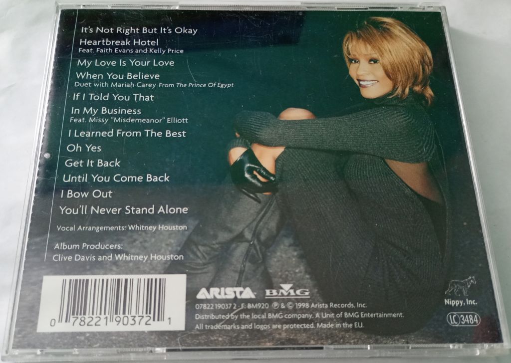 WHITNEY HOUSTON My Love Is Your Love CD Europe - фото фото фото 2