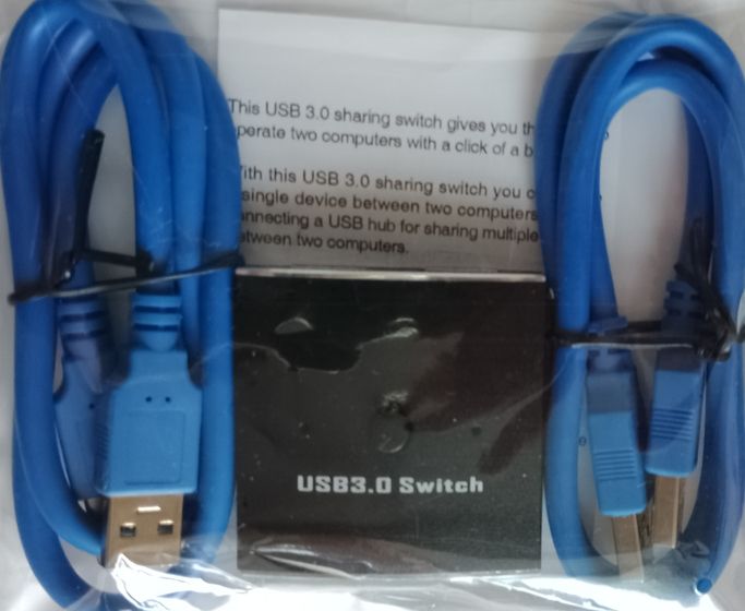 KVM переключатель USB 3.0 GSMIN AN-22 switch 2x1 - фото фото фото 1