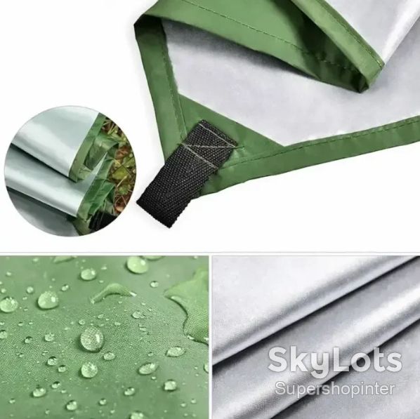 Тент-маркиза для автомобиля, 3х3 метра, Зеленый/Кеминговый тент/ Автомобильный тент/Навес для пикника - фото фото фото 4