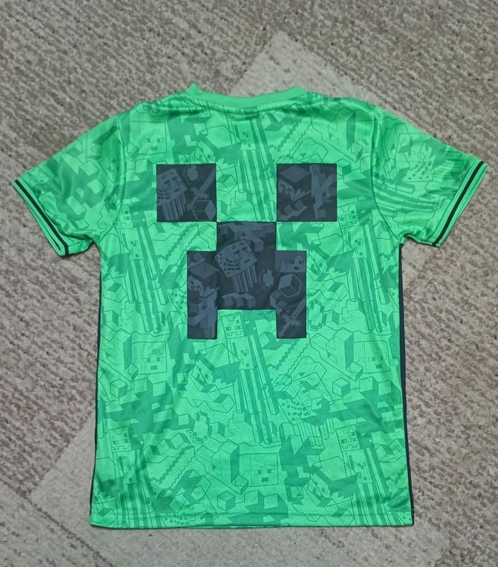 Зелена футболка minecraft primark на хлопчика 11-12 років - фото фото фото 3