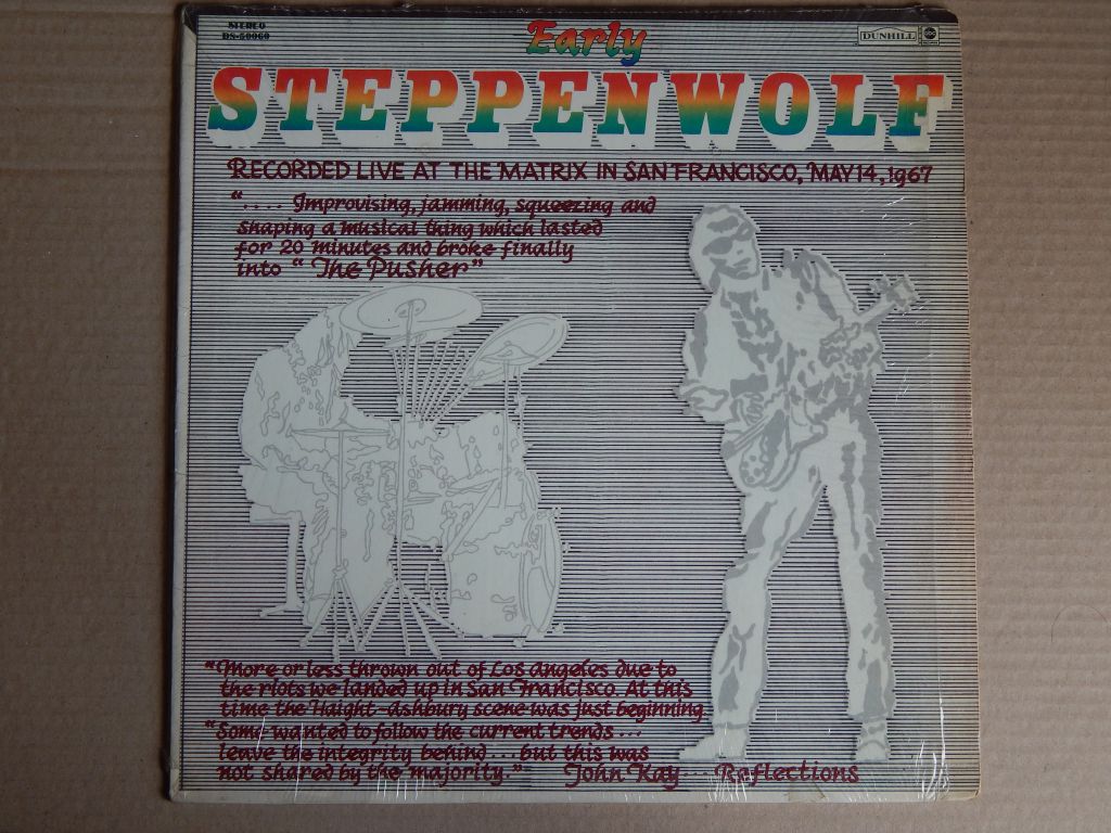 Steppenwolf ‎– Early Steppenwolf  (ABC/Dunhill Records ‎– DS 50060, US) EX+/EX+ - фото фото фото 0