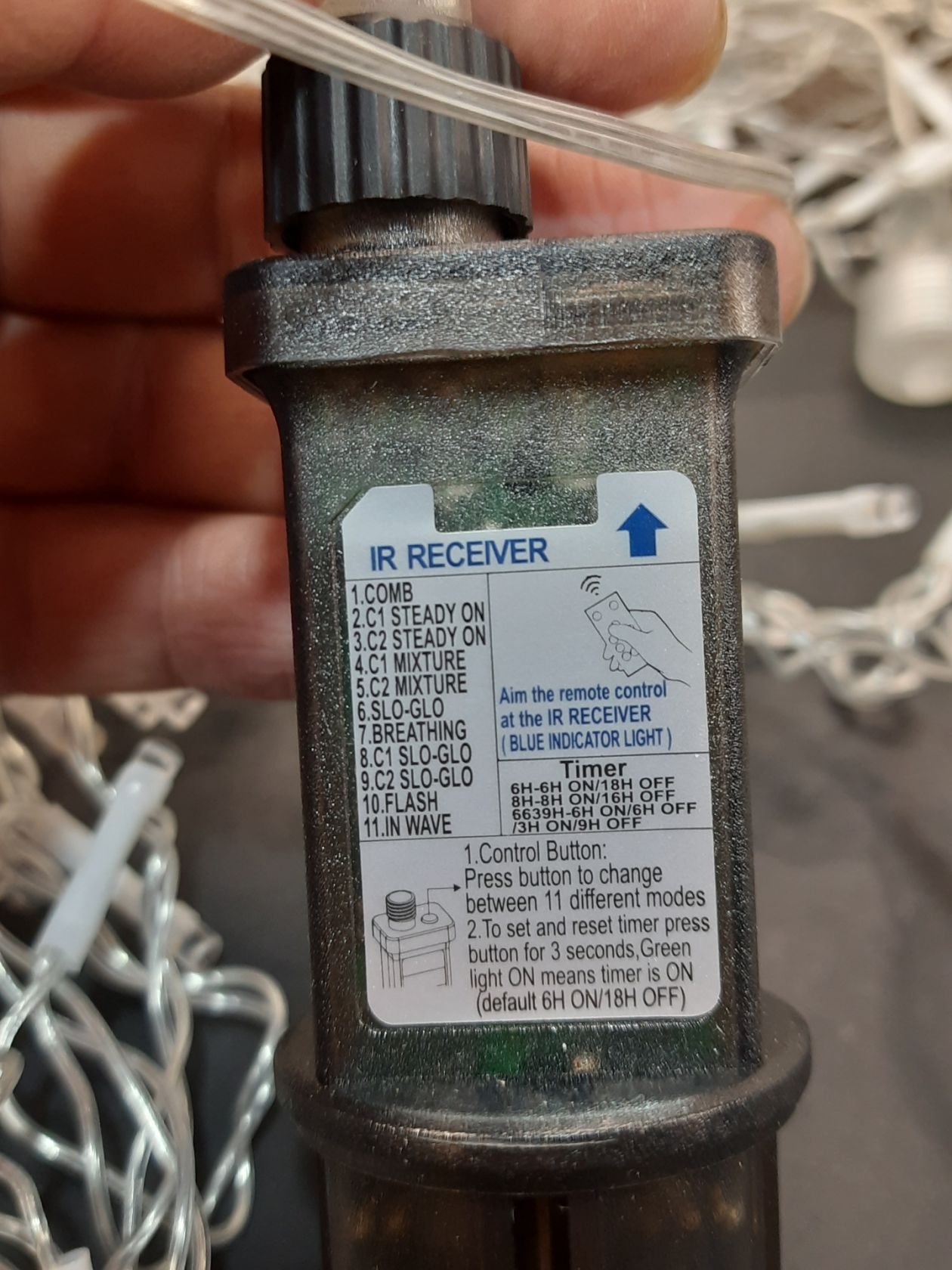 03   новорічна LED гірлянда бахрома нова робоча - фото фото фото 5