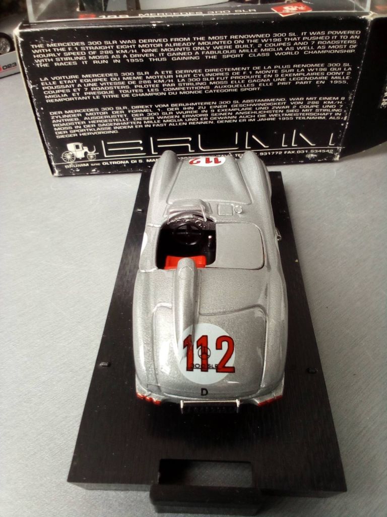 Brumm 1:43 Mercedes 300 SLR Targa Florio - фото фото фото 3