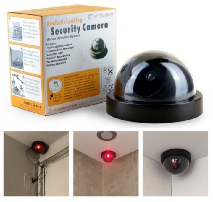 Муляж камери відеонагляду GTM Security Camera обманка із червоним світлодіодом - фото фото фото 7